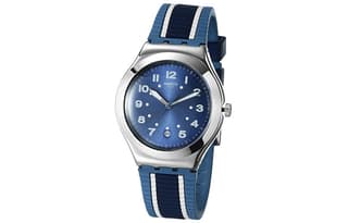 SWATCH Men 42.7mm Blue Watch YWS436