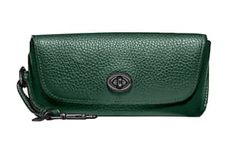 COACH Sunglass Case Eyeglass Pouches Jasper