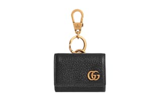 GUCCI GG Marmont AirPods Protective Cover, Pendant Earphone Case Black
