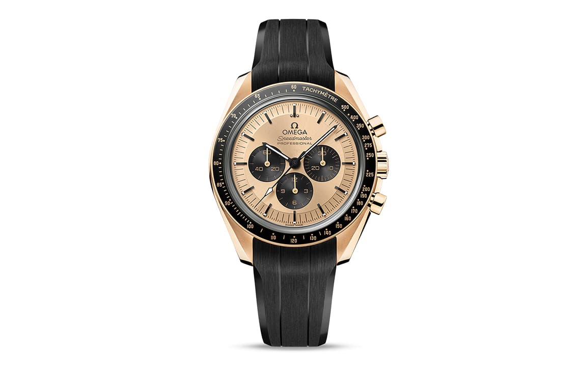 OMEGA Super Hero Collection Professional Moon Watch Manual Mechanical Movement Watch 42mm Gold