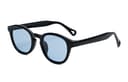 Black Frame with Blue Polarized Lens