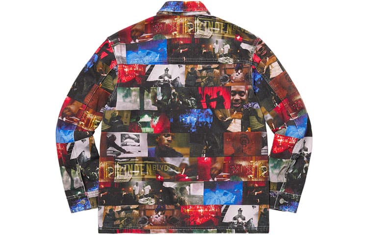 Supreme Nas Dmx Collage Denim Chore Coat