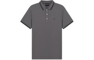 EMPORIO ARMANI Polo Shirts Dark Gray Polo Collar Moderate Other