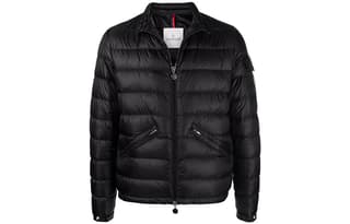 Moncler SS22 Rib Bone Down Jacket Black