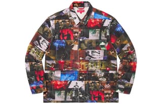 Supreme Nas Dmx Collage Denim Chore Coat