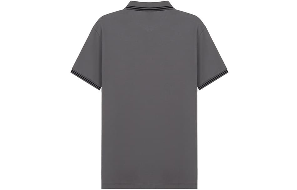 EMPORIO ARMANI Polo Shirts Dark Gray Polo Collar Moderate Other