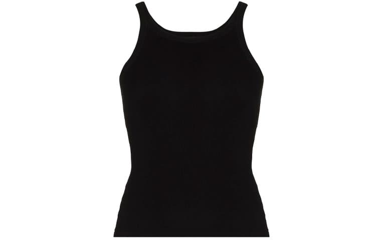 Moncler Sleeveless Sports Shirts Black Halter Neck