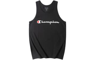 Champion Tank Tops Black Crew Neck Racerback