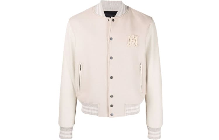 AMIRI Baseball Jerseys Light Umber Baseball Collar Moderate