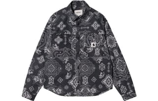 Carhartt WIP Denim Jackets Black Lapel Moderate Straight Fit