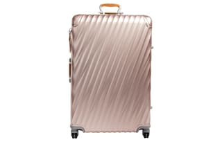 TUMI 19 Degree Aluminum Hard Shell Aluminum Alloy International Travel Luggage, Suitcase 28 Inch Pink