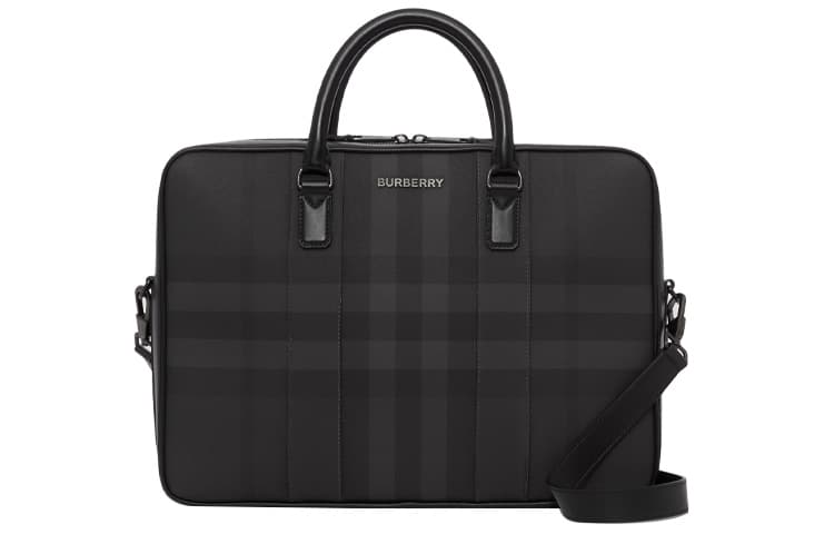 Burberry Briefcase, Shoulder Bag, Crossbody Bag, Handbag Black Basic Set (Bag+Dust Bag)