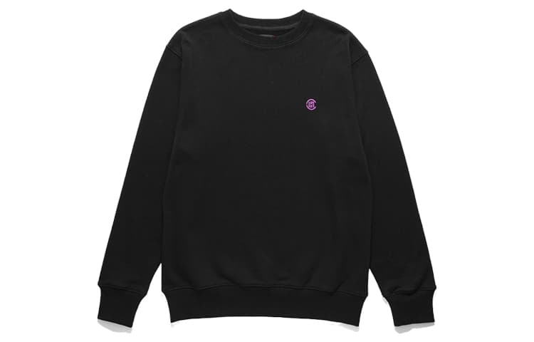 CLOT Sweatshirts Black Crew Neck Moderate Heavyweight