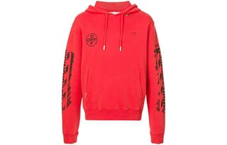 OFF WHITE Diag Stencil Hoodie