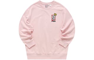 FILA Co branded Year Of The Tiger Collection Sweatshirt Shy Bride Pink