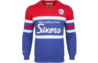 Mitchell Ness Sweatshirts Red Blue Crew Neck Moderate Regular