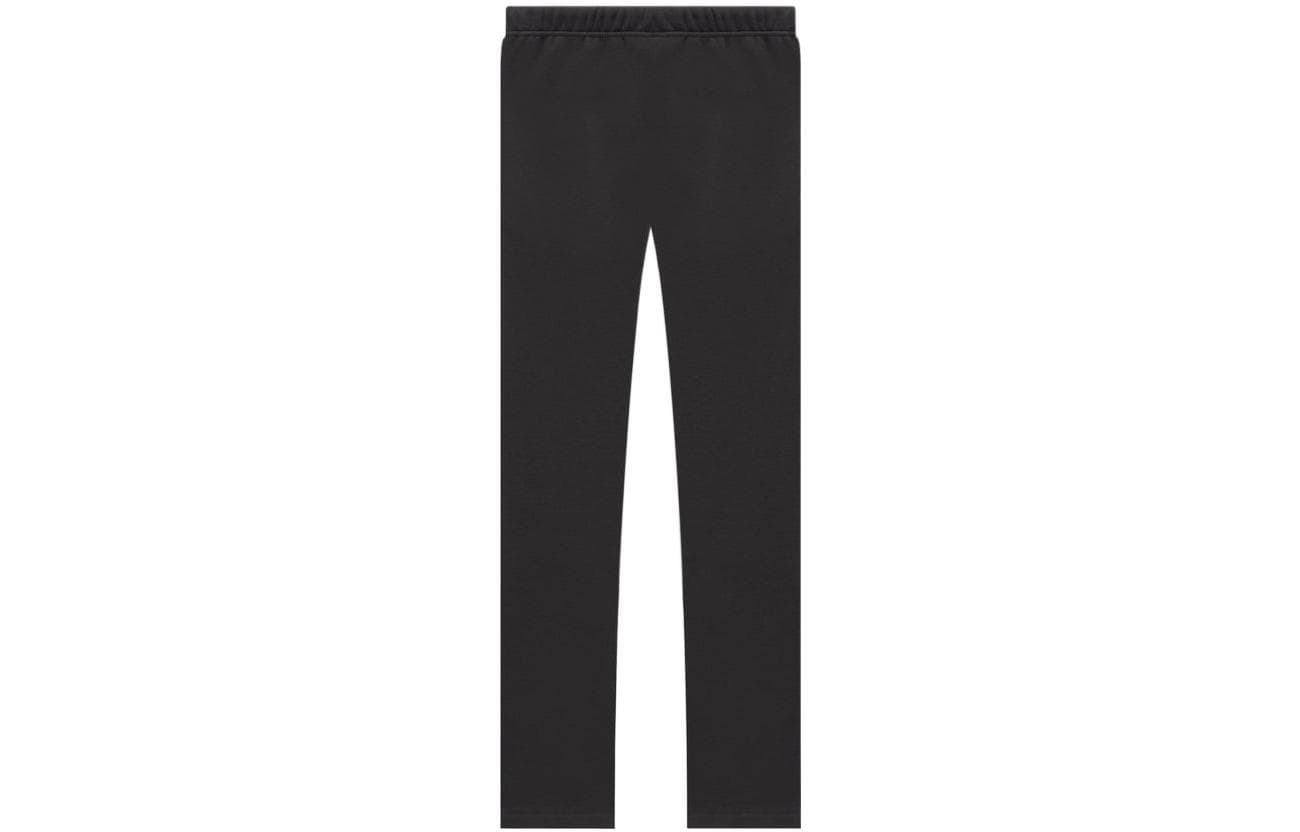 Fear Of God Essentials 1977 SS22 Relaxed Sweatpants Iron Logo Flock Straight Fit Fleece Lined American