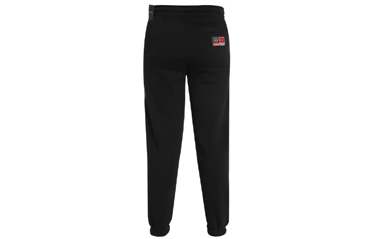 Jordan Air 23 Print Fleece Lined Foot Length Style Knitted Sweatpants Black