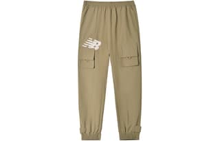 New Balance Knitted Sweatpants Khaki Moderate Straight Fit