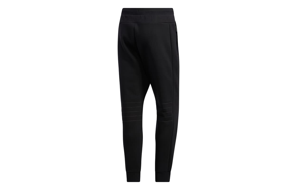 Adidas Knitted Sweatpants Black Moderate Cuffed