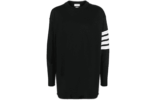 Thom Browne fineknit 4Bar wool jumper