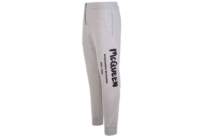 Alexander McQueen Graffiti Logo Printed Track
