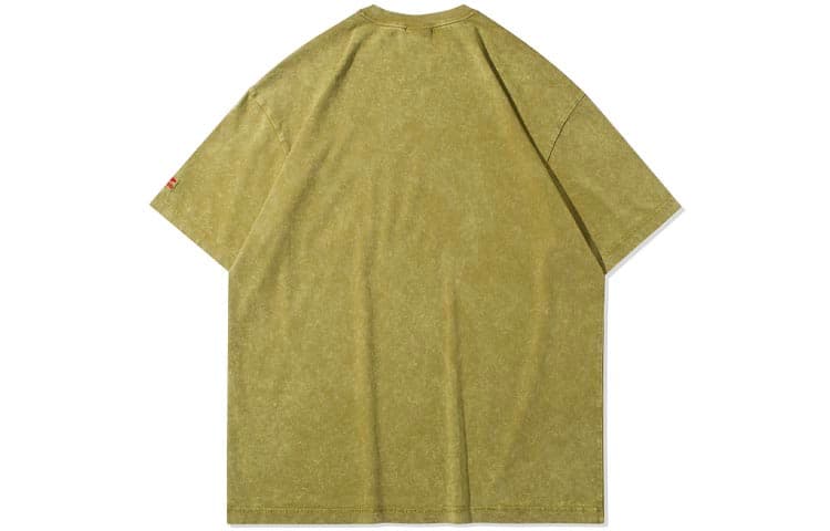 Li Ning T Shirts Tawny Crew Neck Moderate Straight Fit