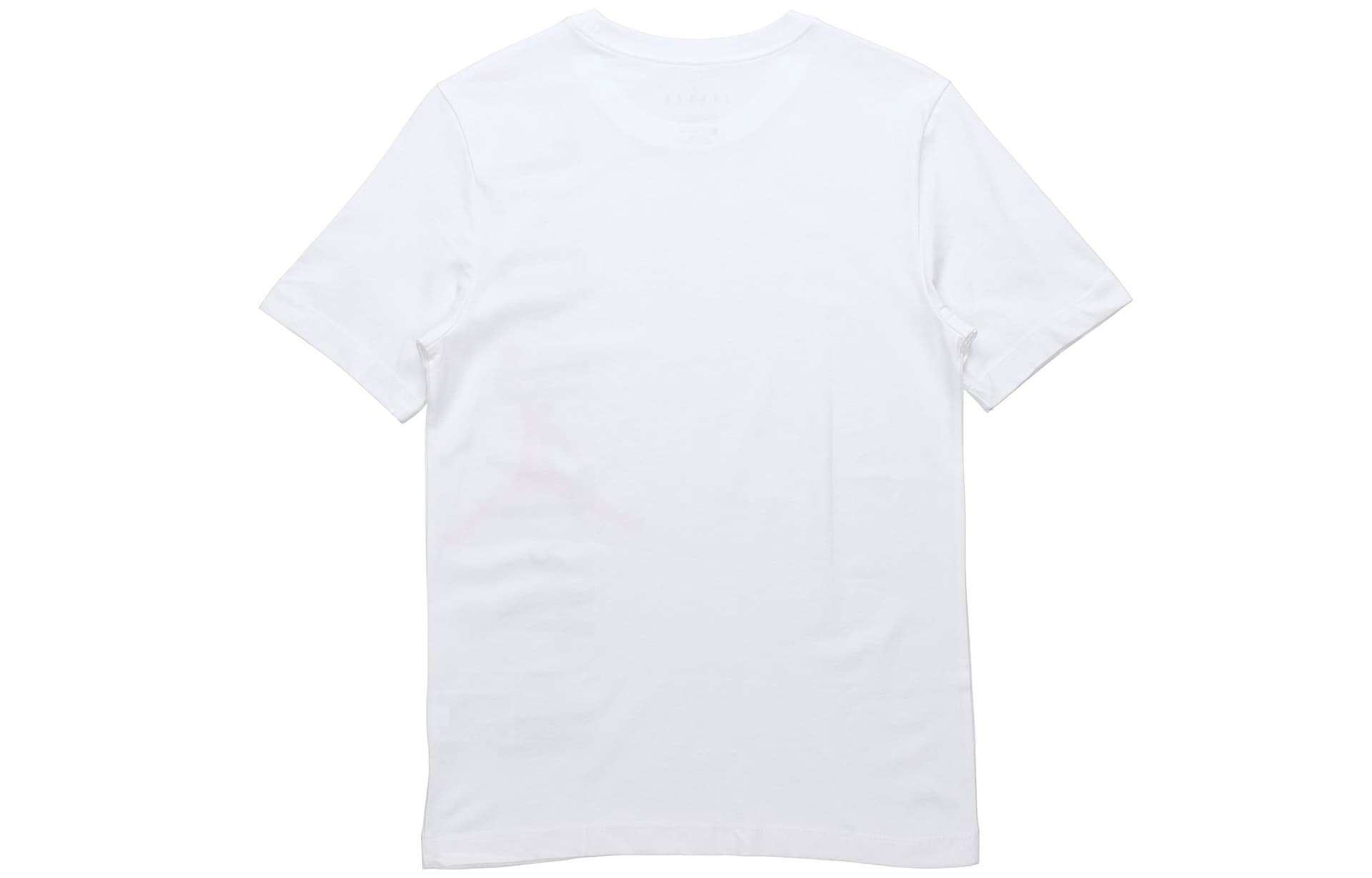 Jordan T Shirts White Crew Neck Moderate Straight Fit