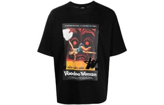 WE11DONE T Shirts Black Crew Neck Moderate Straight Fit