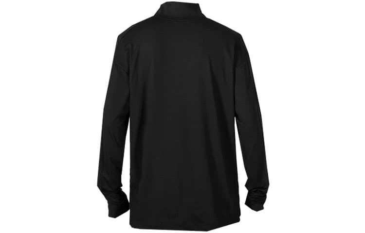 Nike TShirts Black Stand Collar Moderate Straight Fit
