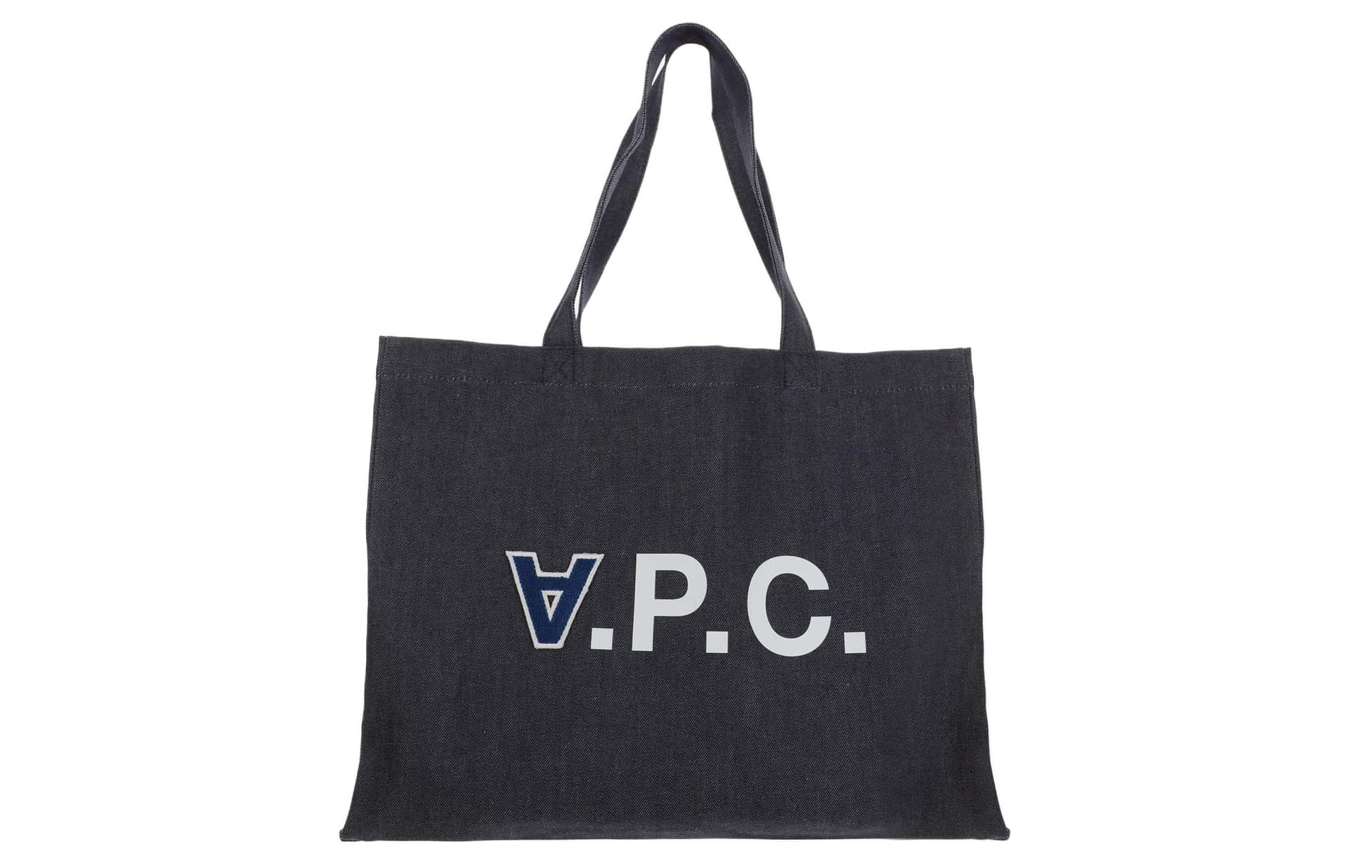 A.P.C Polyurethane Tote Bag, Shopping Bag, Handbag Blue Box(Basic Set+Box)