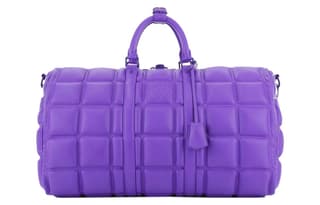 LOUIS VUITTON Keepall Travel Bag Purple