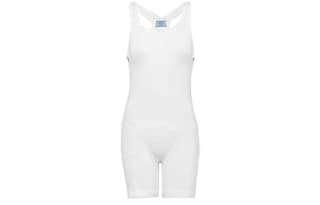 PRADA Bodysuits White Crew Neck