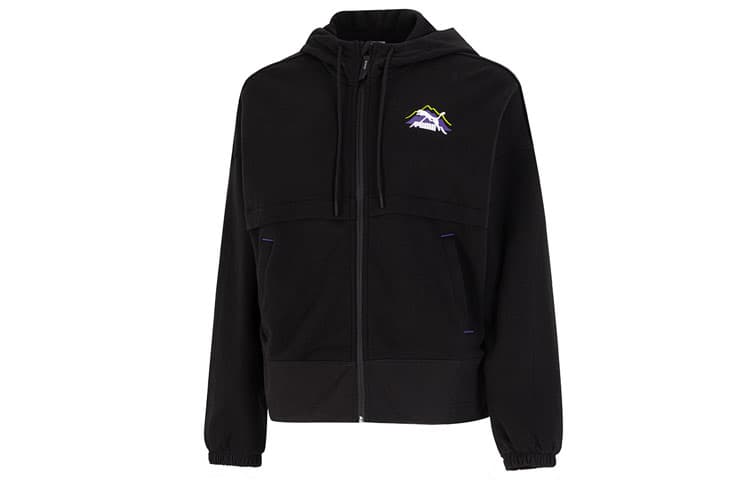 PUMA Jackets Black Hooded Moderate Other