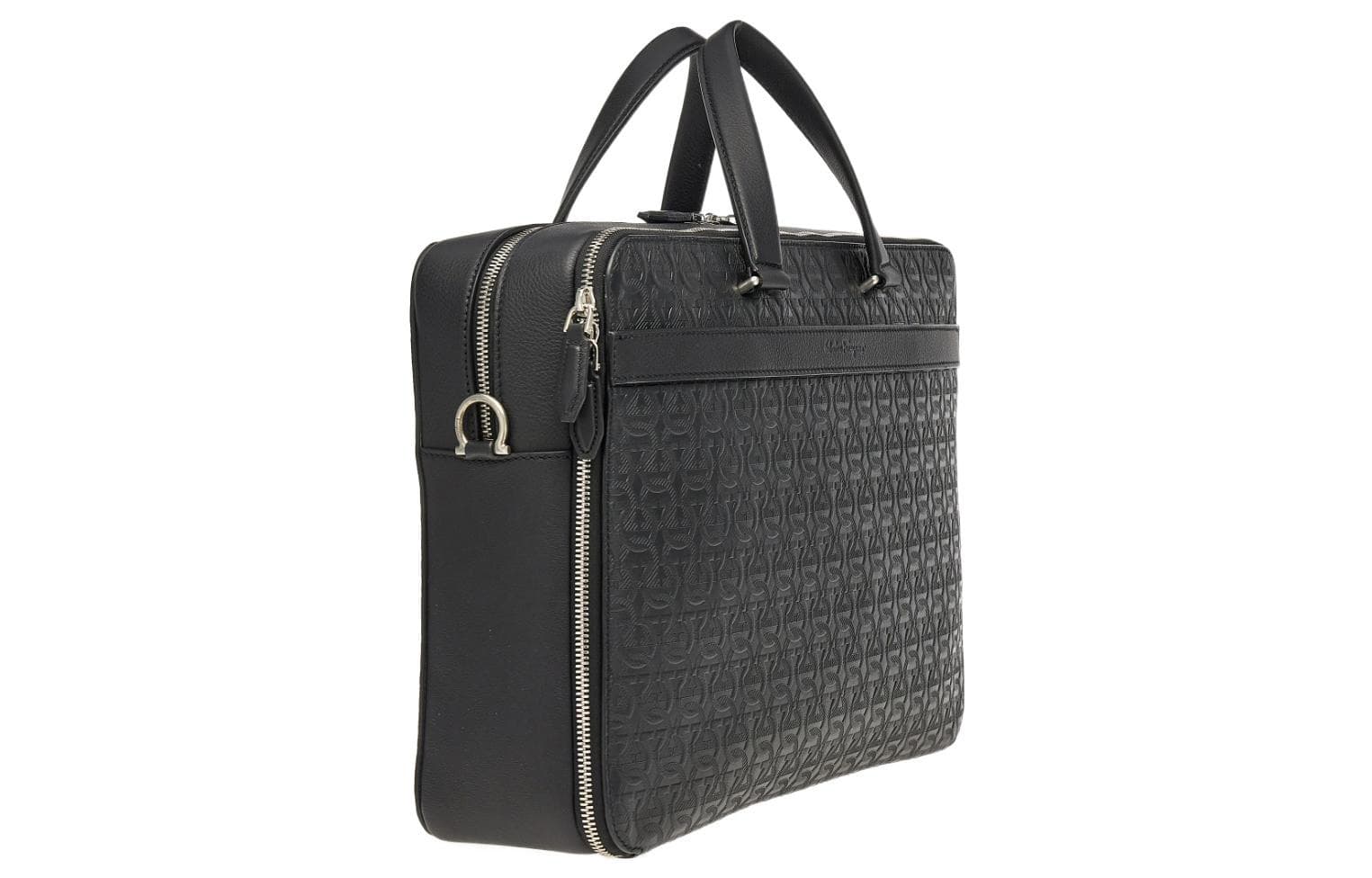 FERRAGAMO Travel Handbag Black