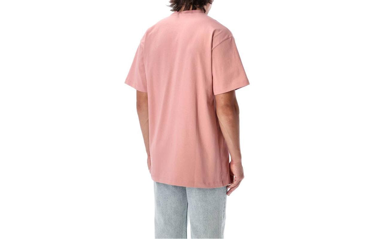 Y/Project T Shirts Pink Crew Neck Straight Fit