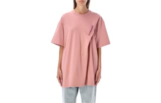 Y/Project T Shirts Pink Crew Neck Straight Fit