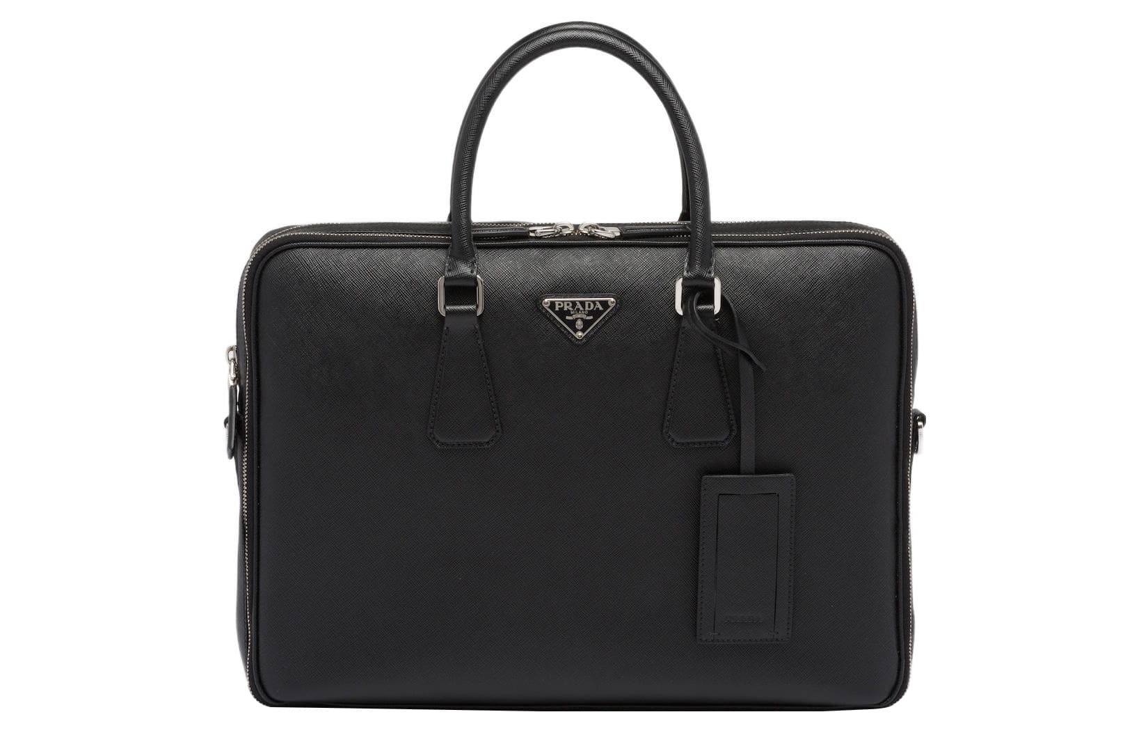 PRADA Saffiano Portable Briefcase Black Box(Basic Set+Box)