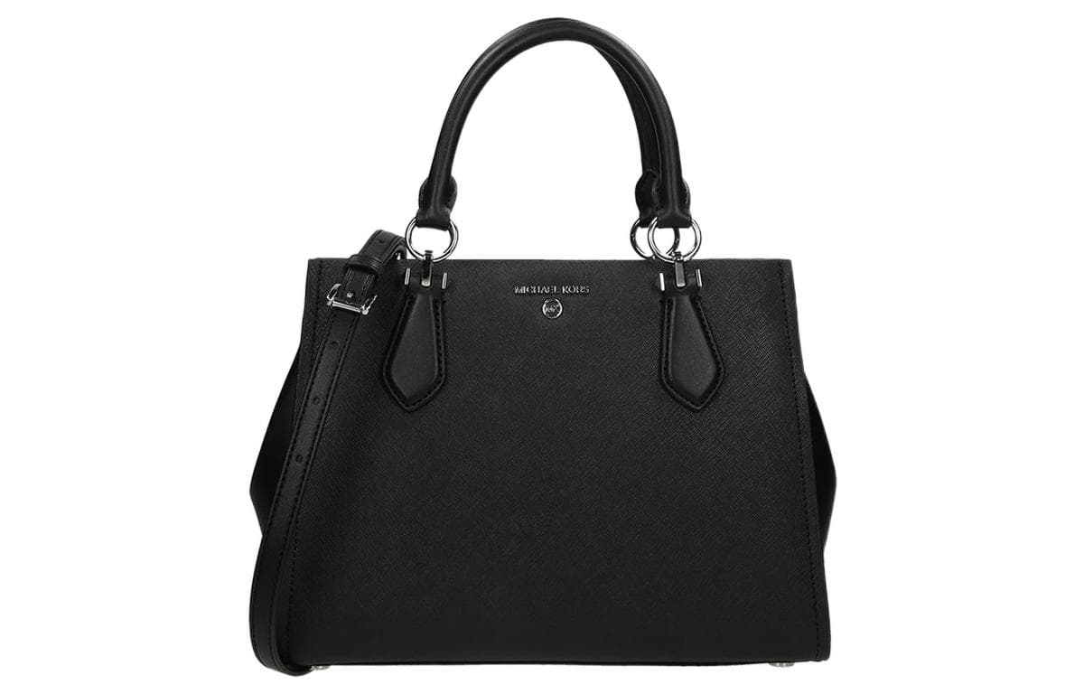 MICHAEL KORS Marilyn Medium Saffiano Satchel Basic Set (Bag+Dust Bag)