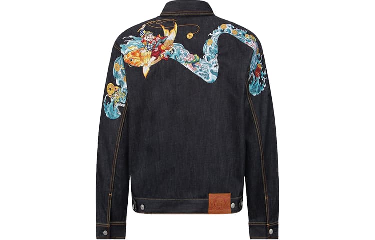 EVISU Denim Jacket Denim Blue
