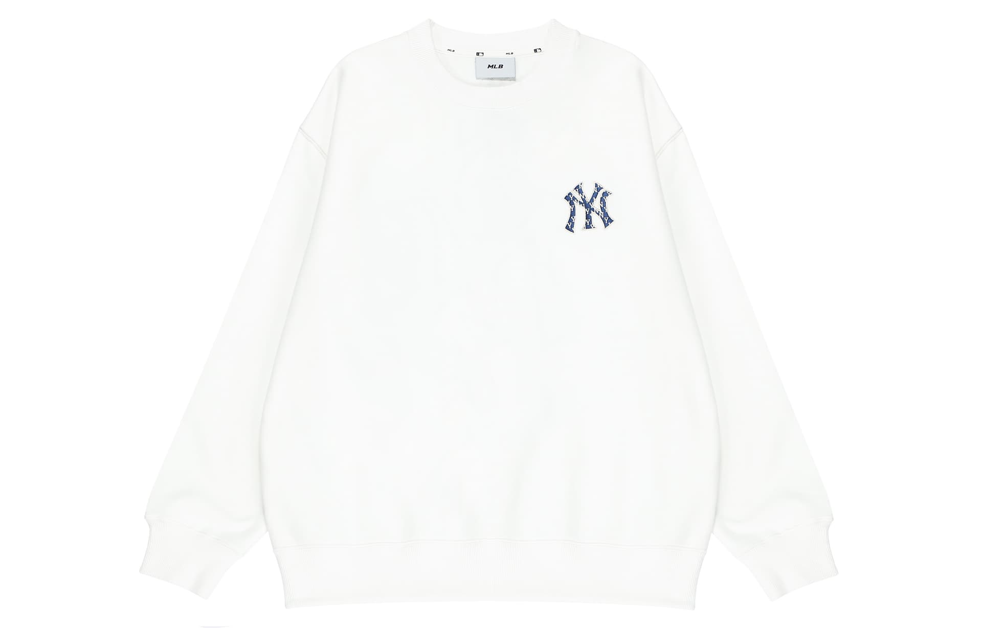 MLB MONOGRAM New York Yankees Sweatshirts White Crew Neck Moderate