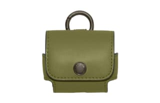 COACH Refined Calfskin AirPods Pro Earphone Case Olive Green