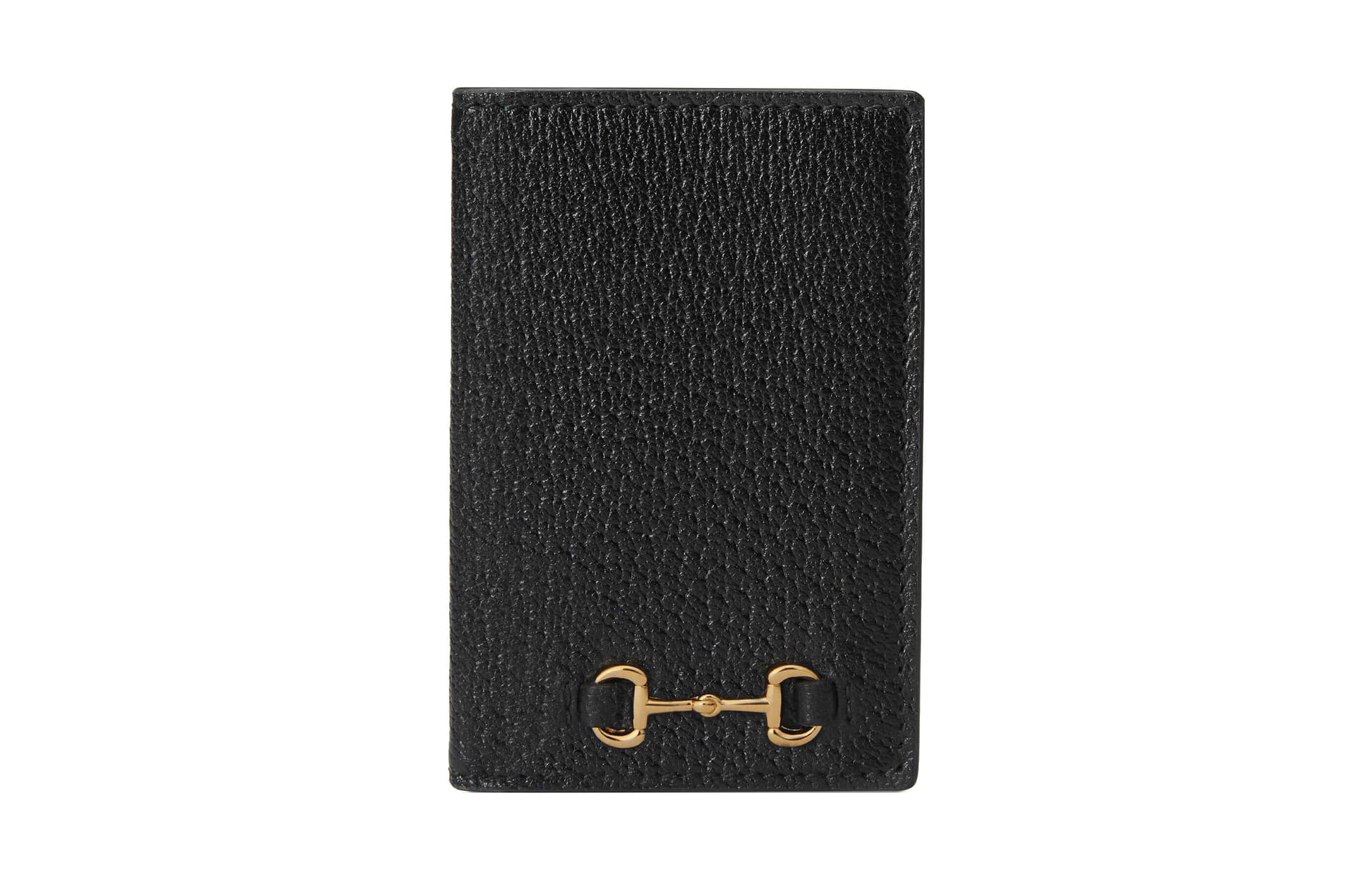GUCCI Card Holder Card Holder Black Basic Set (Bag+Dust Bag)
