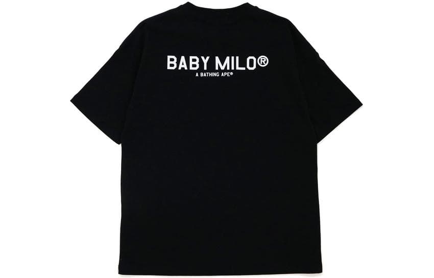 A BATHING APE T Shirts Crew Neck Moderate Straight Fit