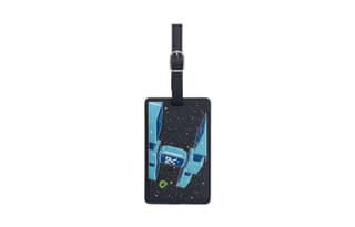 HERMES Swift Calfskin Luggage Tag 76 Bleu Indigo