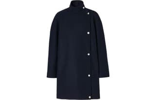 Burberry Velvet Jackets Navy Turtleneck Moderate
