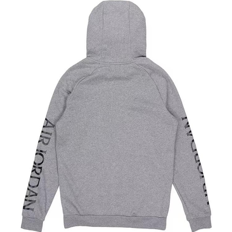 Jordan Hooded Windproof FleeceLined Sports Jacket Gray