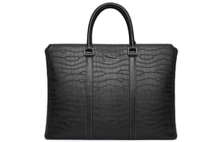 JAGUAR Cow Laptop Bag Regular Black