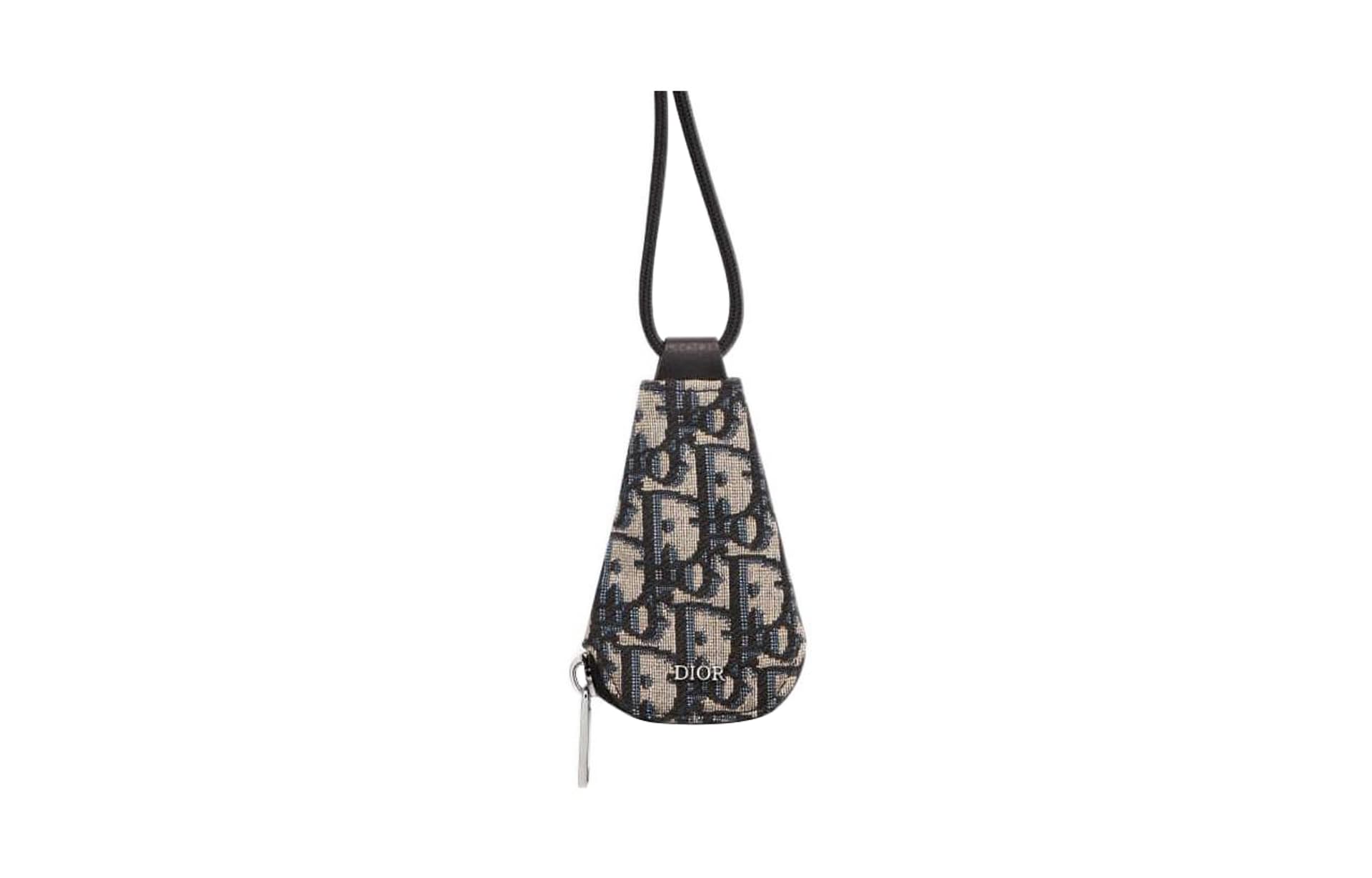 DIOR Shoulder Bag, Crossbody Bag Key Pouch Beige/Black Box(Basic Set+Box)