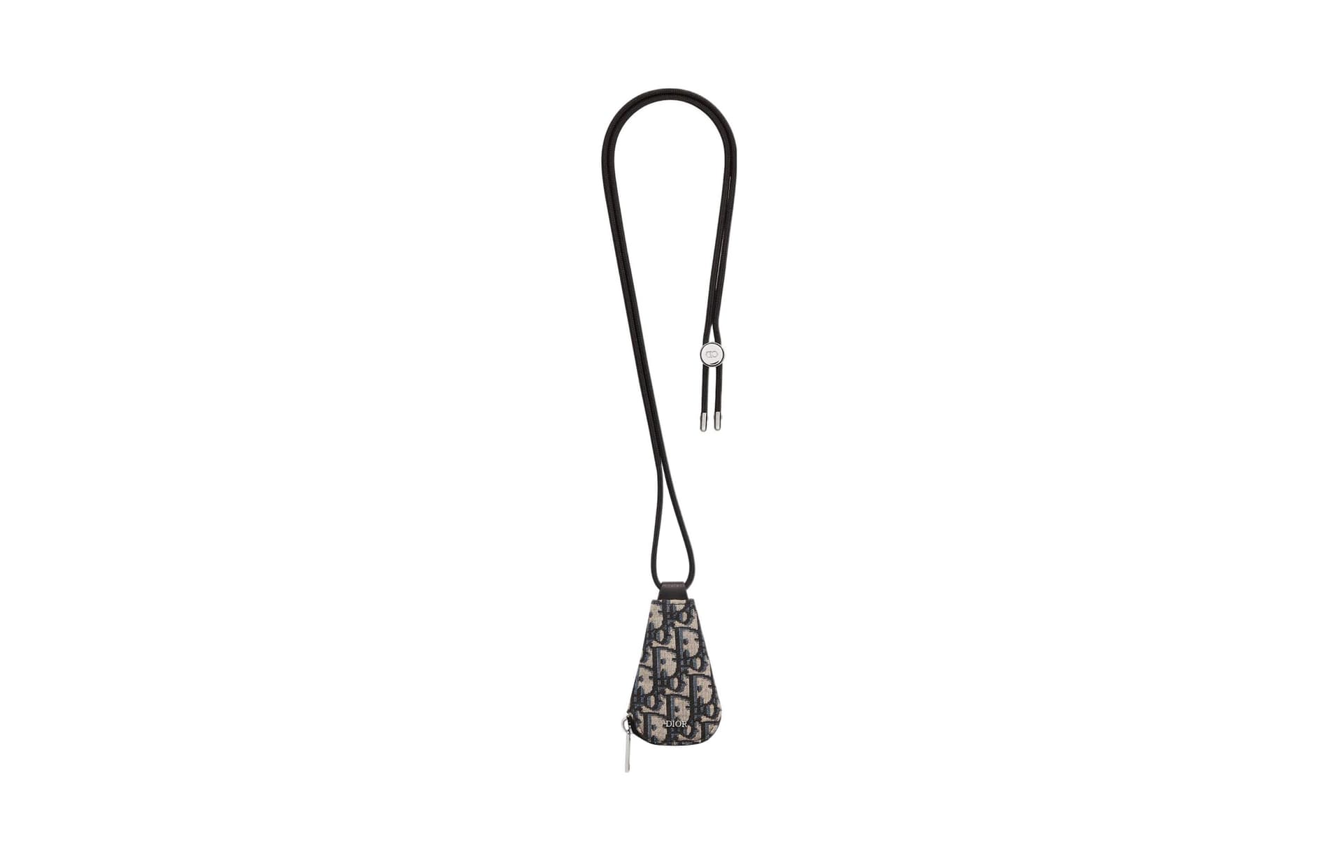 DIOR Shoulder Bag, Crossbody Bag Key Pouch Beige/Black